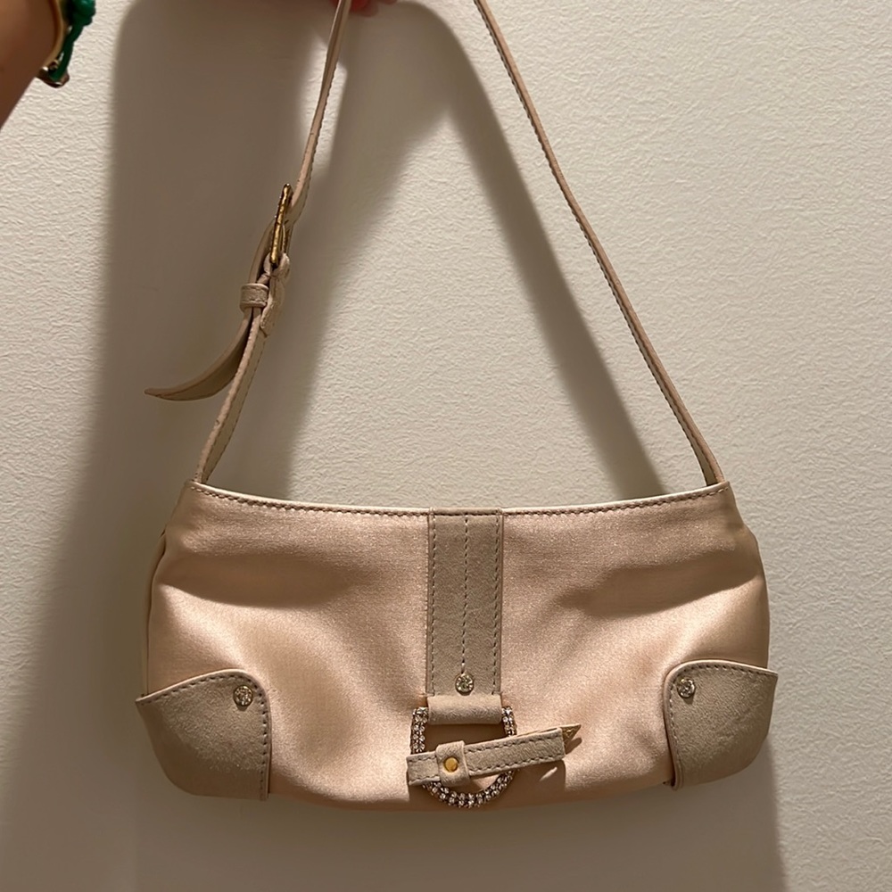 Dolce & Gabbana pink crystal shoulder bag